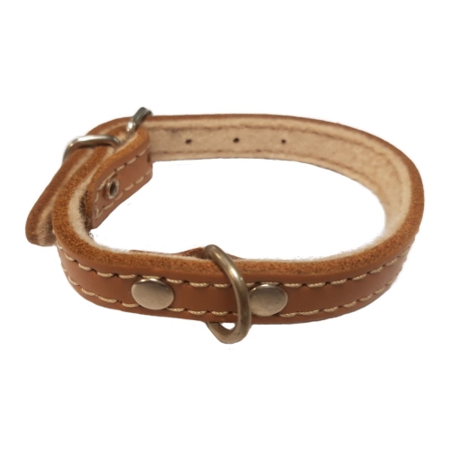 Collar Cuero Vaqueta