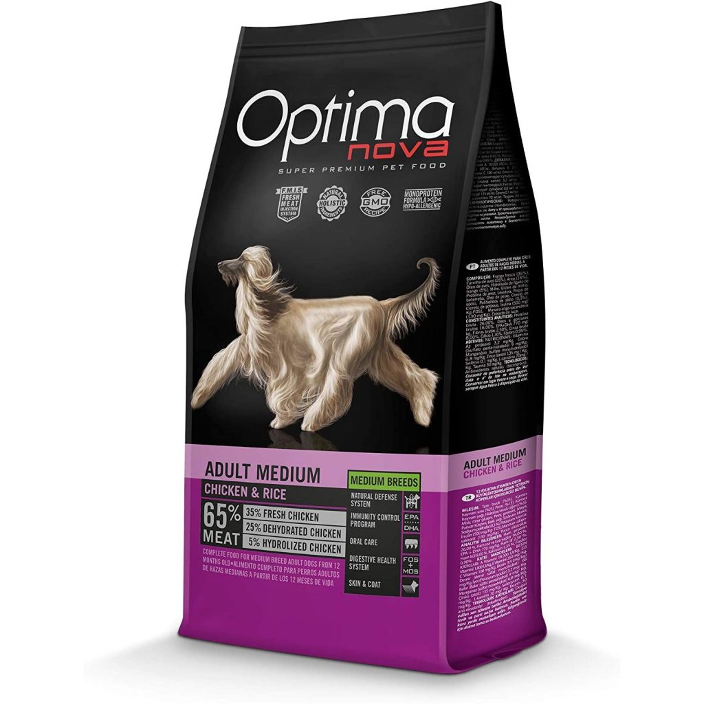 Optima Nova Adult Medium Pollo y Arroz
