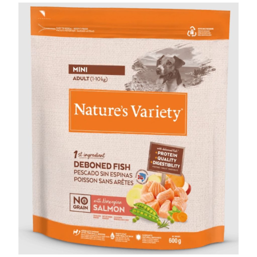NATURES VARIETY N.G. ADULT MINI SALMON 1.5 KG
