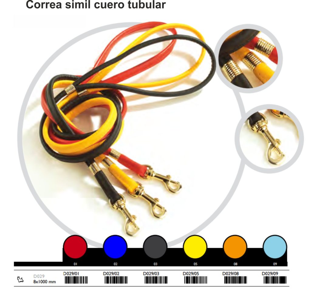 Correa símil cuero tubular Camon